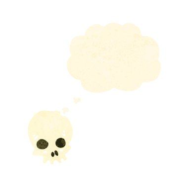 karikatür skull simgesi