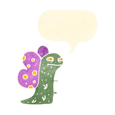 komik karikatür kelebek