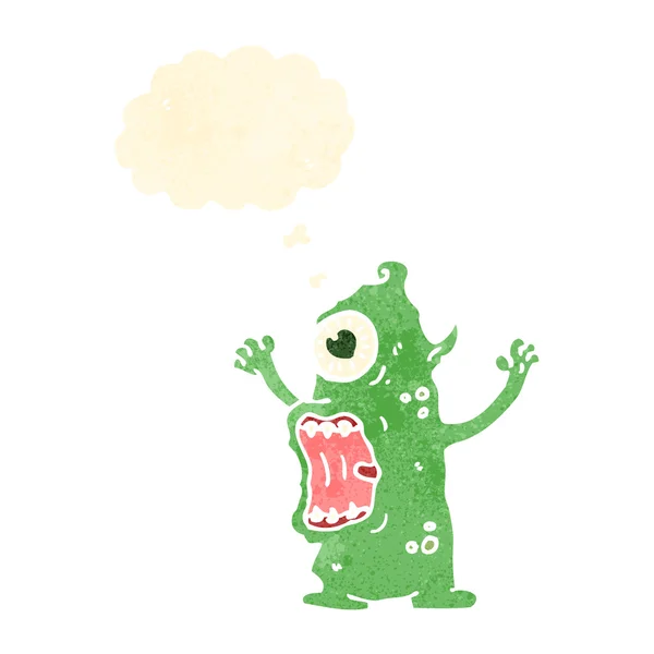 卡通恐怖的怪兽 — 图库矢量图片