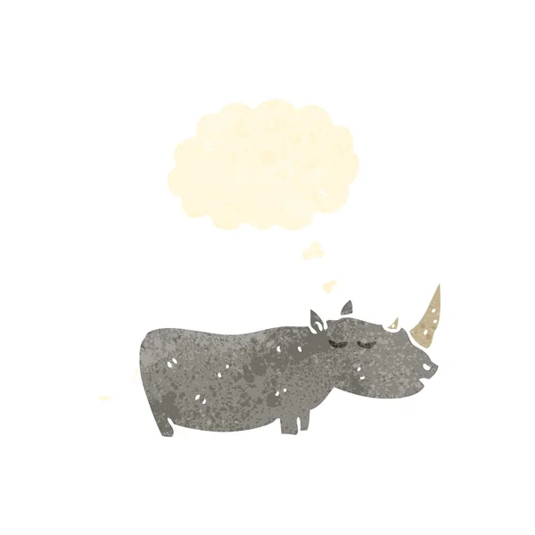 Карикатура на носорога — стоковый вектор
