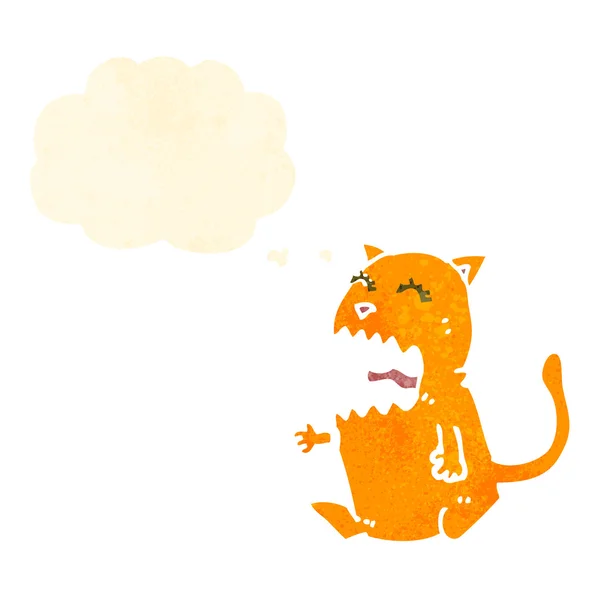 Dessin animé chat orange — Image vectorielle