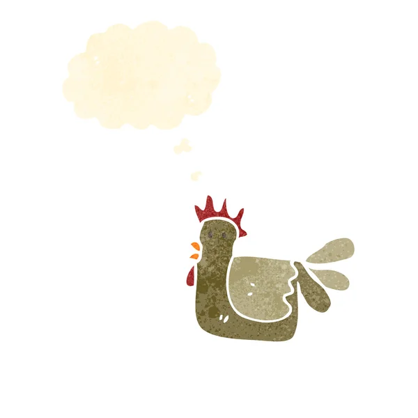 Caricatura de gallina — Vector de stock