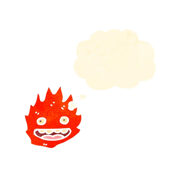 Caricatura poco fuego sprite — Vector de stock