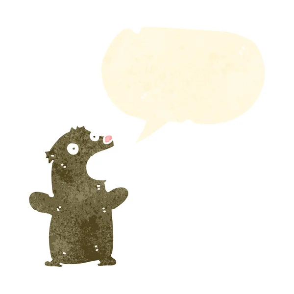 Dibujos animados gritando oso — Archivo Imágenes Vectoriales