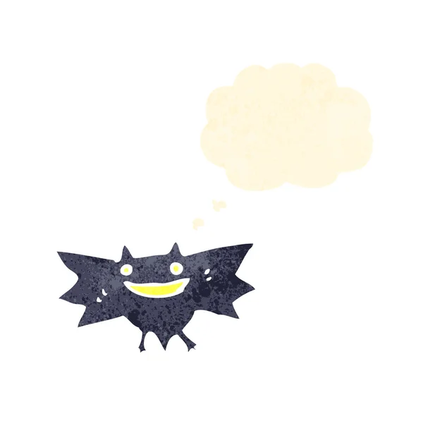 Spooky bat cartoon — Stock Vector