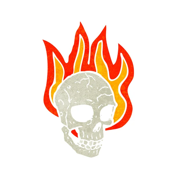 Calavera de dibujos animados — Vector de stock