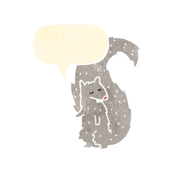Écureuil de bande dessinée — Image vectorielle