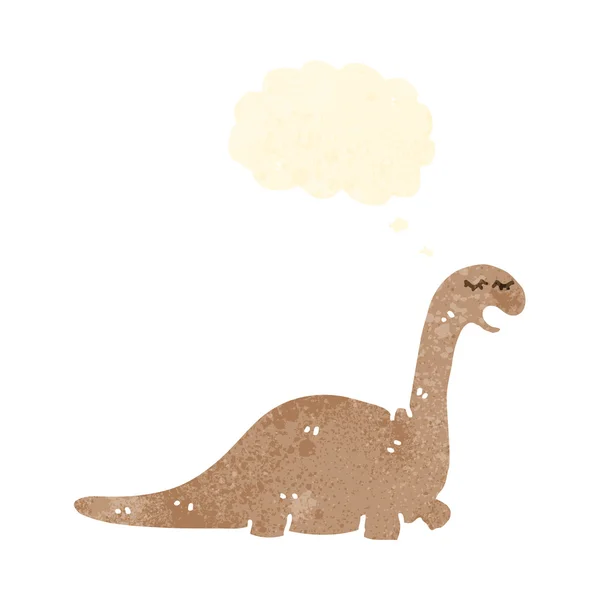 Dinosaurio de dibujos animados — Vector de stock