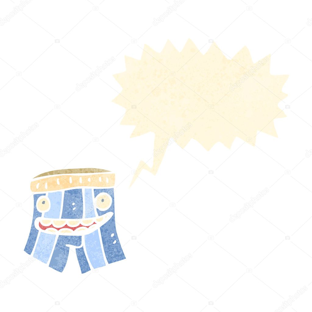 Illustration de Boxer de dessin animé shorts par lineartestpilot© 19409111