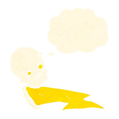 karikatür elektrik kafatası karikatür