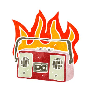 çizgi film radyo kaset oynatıcı