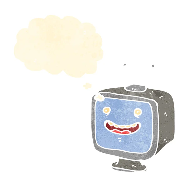 Desenho animado televisão — Vetor de Stock