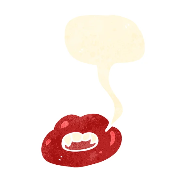 Sexy Lippen Karikatur — Stockvektor