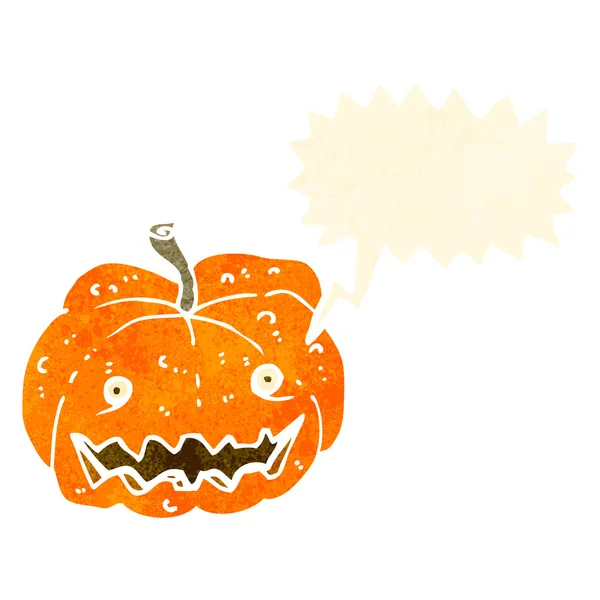 Halloween citrouille dessin animé — Image vectorielle