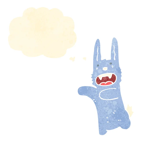 Kreslený upíří králík — Stockový vektor