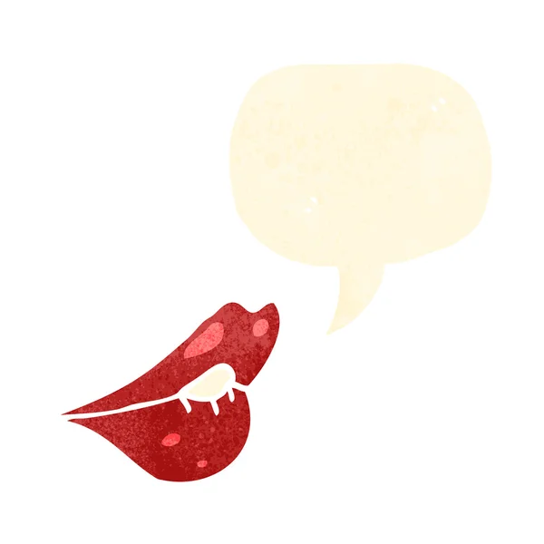 Cartoon sexy lippen — Stockvector