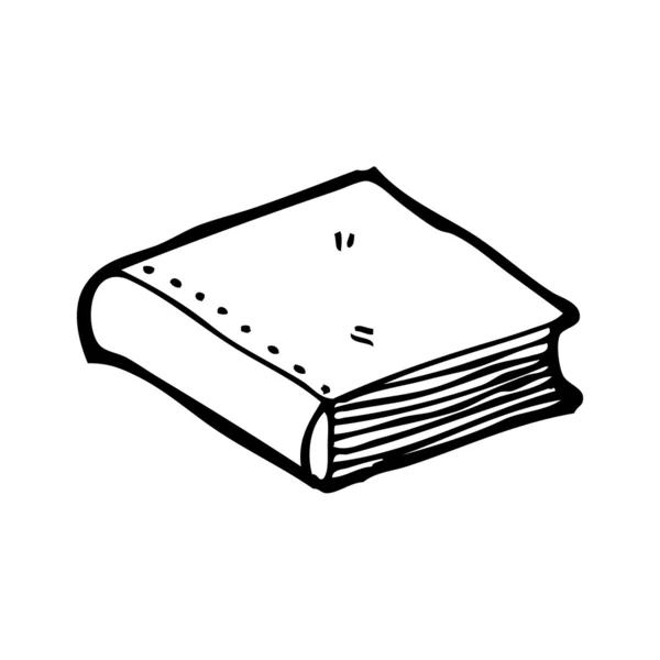 Cartoon im alten Buch — Stockvektor