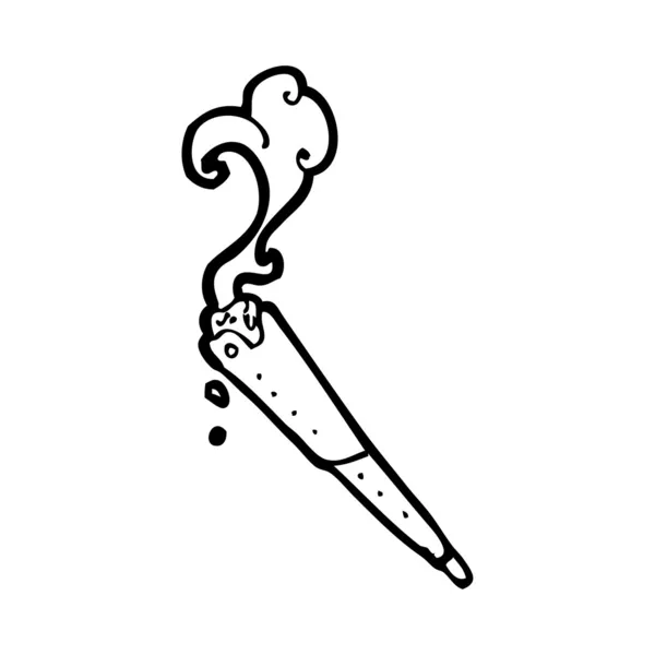 Desenhos animados de marijuana — Vetor de Stock