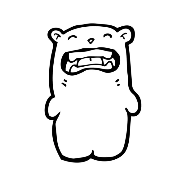 Liché medvěd kreslený — Stockový vektor