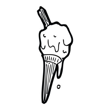 Eriyen dondurma çizgi filmi