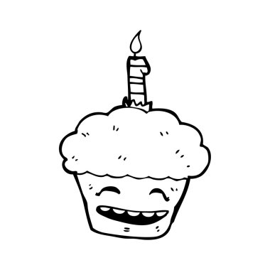 mutlu kek karikatür