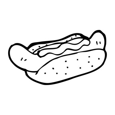 Hotdog karikatür