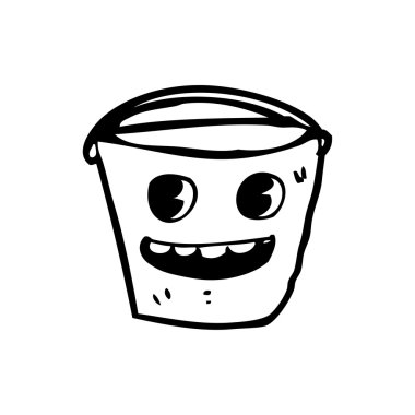 Retro kova karikatür