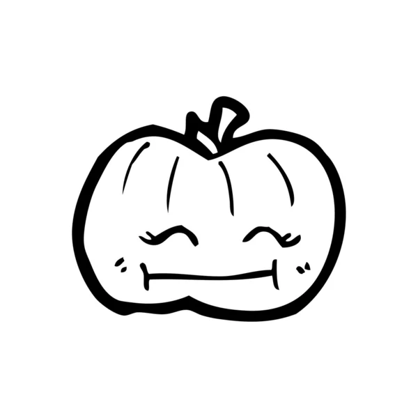 Calabaza de dibujos animados — Vector de stock