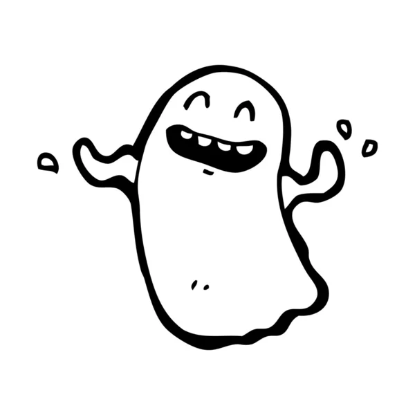 Cartoon ghost — Stockvector