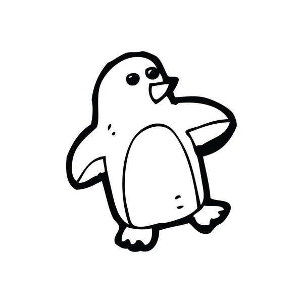 Desenhos animados de pinguim — Vetor de Stock