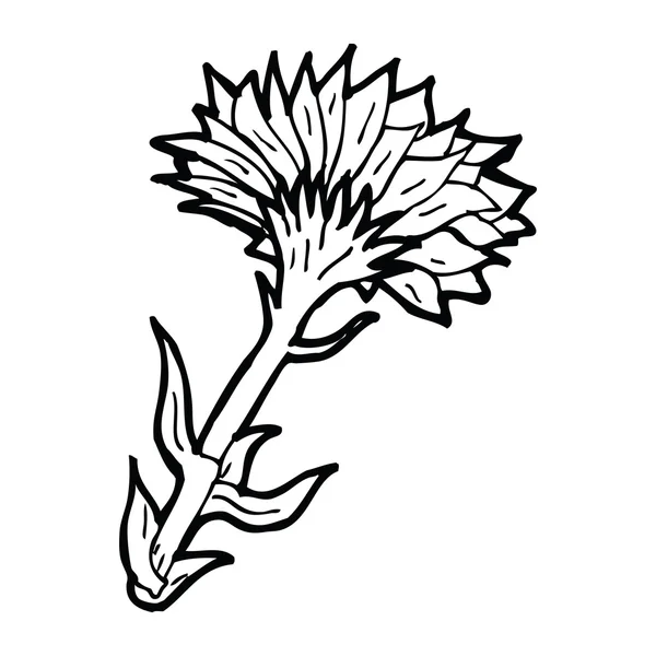 Cartoon sunflower — Stock Vector