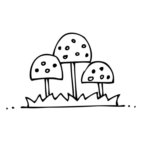 Dibujo de naturaleza dibujos animados — Vector de stock