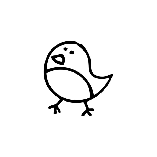 Kreslený pták — Stockový vektor