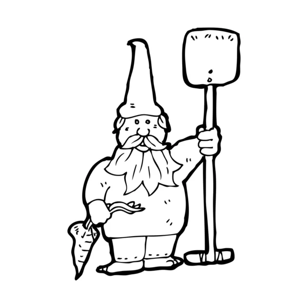 Gnome κινουμένων σχεδίων — Διανυσματικό Αρχείο