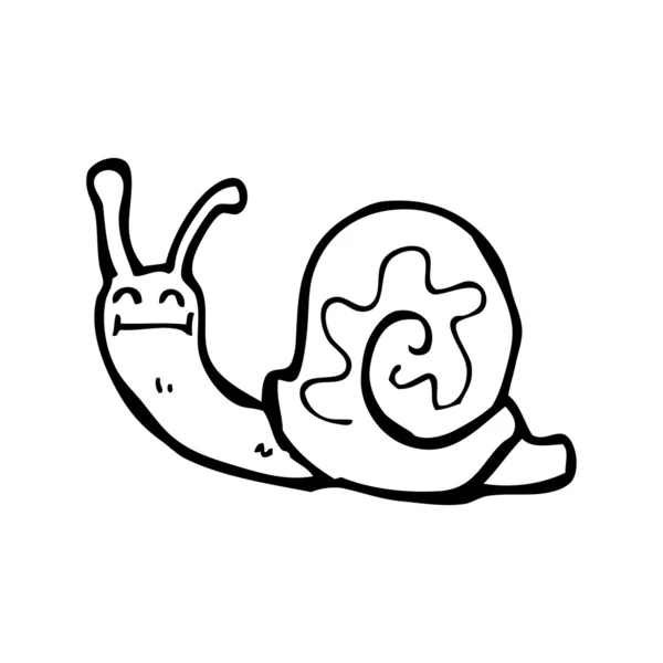 Snail cartoon — Stock Vector