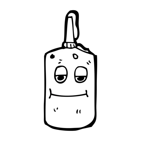 Ketchup flaska seriefigur — Stock vektor