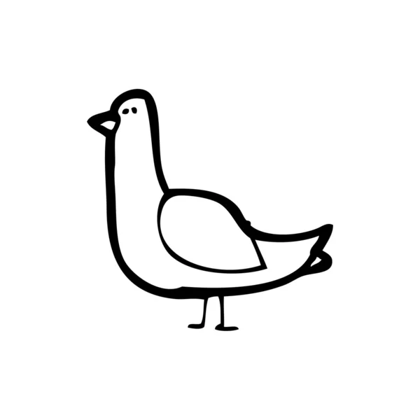 卡通鸽子 — 图库矢量图片