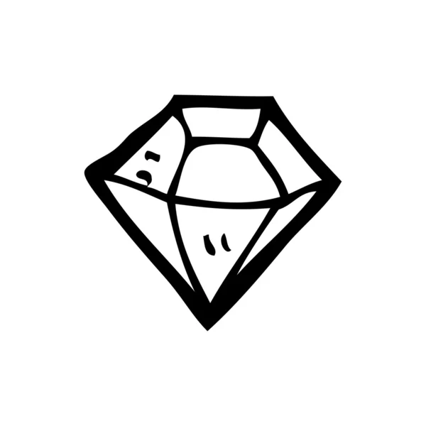 Diamond cartoon — Stock vektor