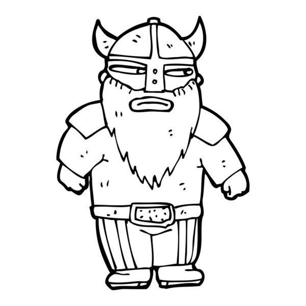 Kreslený viking — Stockový vektor