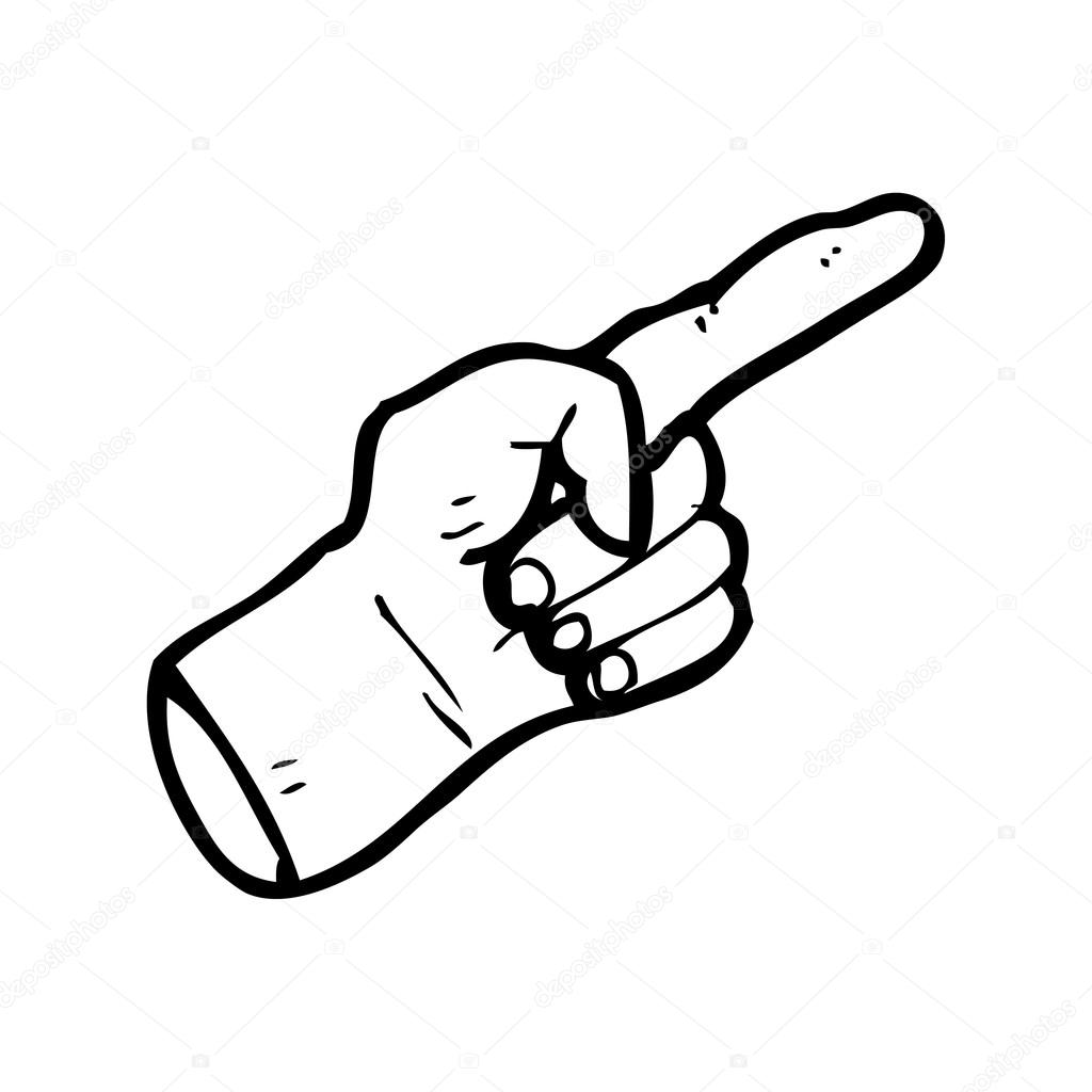 pointing hand cartoon | 图库矢量图像08 lineartestpilot