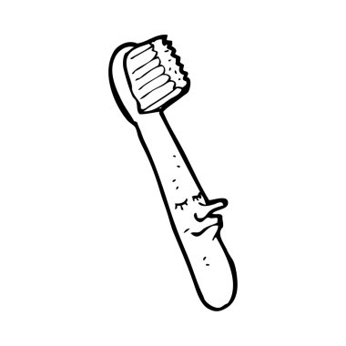 diş fırçası karikatür