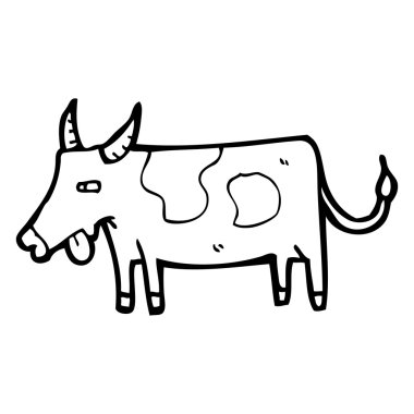karikatür inek