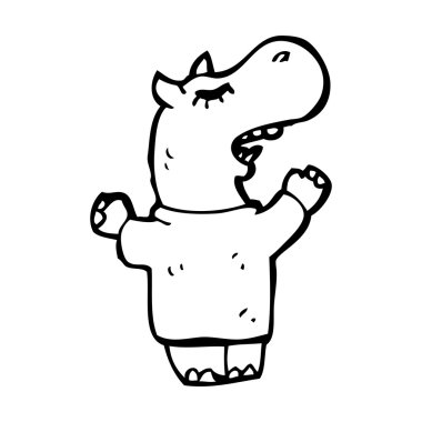 çizgi film su aygırı