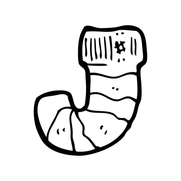 Karikatür çorap — Stok Vektör