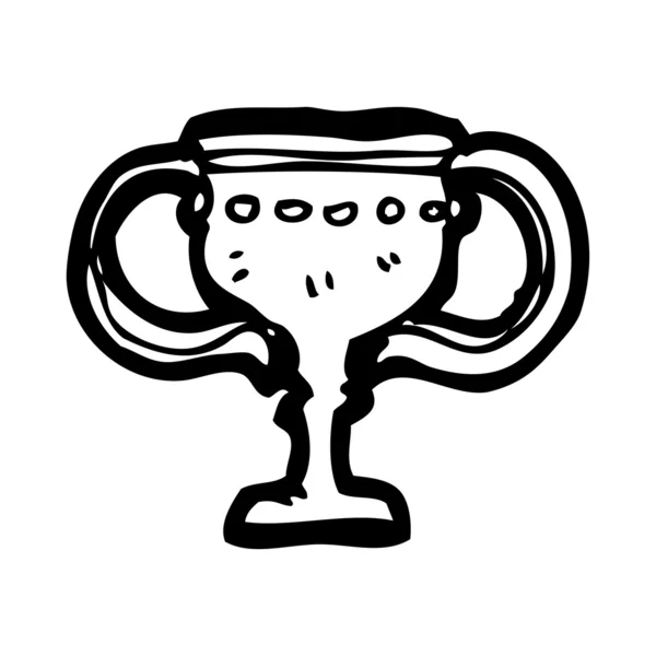 Sports award trophy — Stock Vector