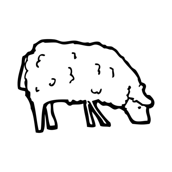 Bande dessinée moutons — Image vectorielle