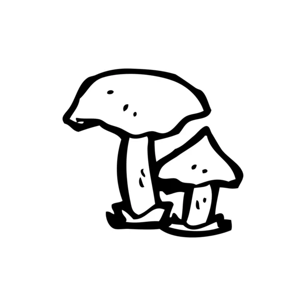 Kreslený houby — Stockový vektor