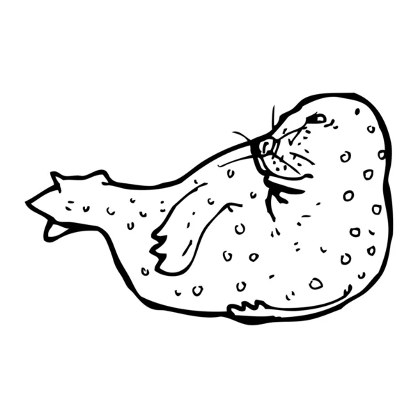 Seal illustration (raster version) — Stock Vector