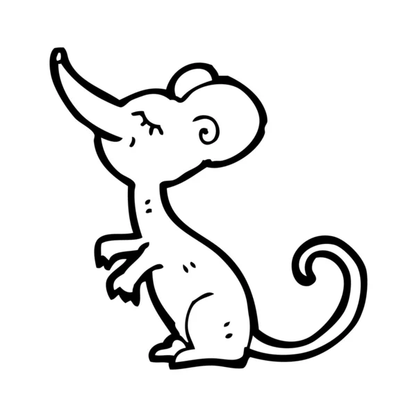 复古卡通鼠标 — 图库矢量图片