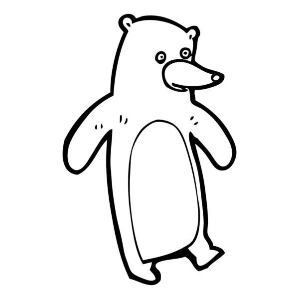 搞笑熊卡通 — 图库矢量图片